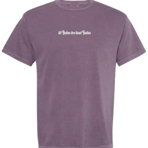Faded Purple Embroidered ABAGB Comfort Colors Shirt